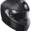 AGV Sportmodular Carbon Solid Helmet -Sena Store agv helmets agv sport modular glossy