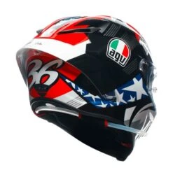 AGV Pista GP RR Mir Americas 2021 Helmet -Sena Store agv pista gprr mir americas2021 helmet white blue 2