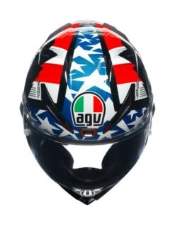 AGV Pista GP RR Mir Americas 2021 Helmet -Sena Store agv pista gprr mir americas2021 helmet white blue 4