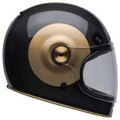 Bell Helmets Bell Bullitt Carbon TT Helmet 14 Bell Helmets Bell Bullitt Carbon TT Helmet -Sena Store bell bullitt carbon tt helmet gloss black gold 5