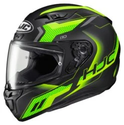 HJC I10 Robust Helmet 13 HJC I10 Robust Helmet -Sena Store hj ci10 robust helmet black green