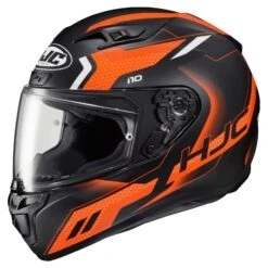 HJC I10 Robust Helmet 12 HJC I10 Robust Helmet -Sena Store hj ci10 robust helmet black orange