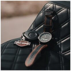 Hogwatch Key Fob Wrist Watch For Harley Davidson 14 Hogwatch Key Fob Wrist Watch For Harley Davidson -Sena Store hogwatch key fob wrist watch black orange 2