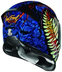Icon Airframe Pro Soul Food Helmet -Sena Store icon airframe pro soul food helmet blue 4