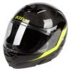 Klim TK1200 Karbon Architek Helmet -Sena Store klim tk1200 architek karbon helmet carbon hi viz yellow