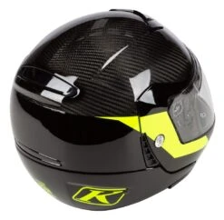 Klim TK1200 Karbon Architek Helmet -Sena Store klim tk1200 architek karbon helmet carbon hi viz yellow 2