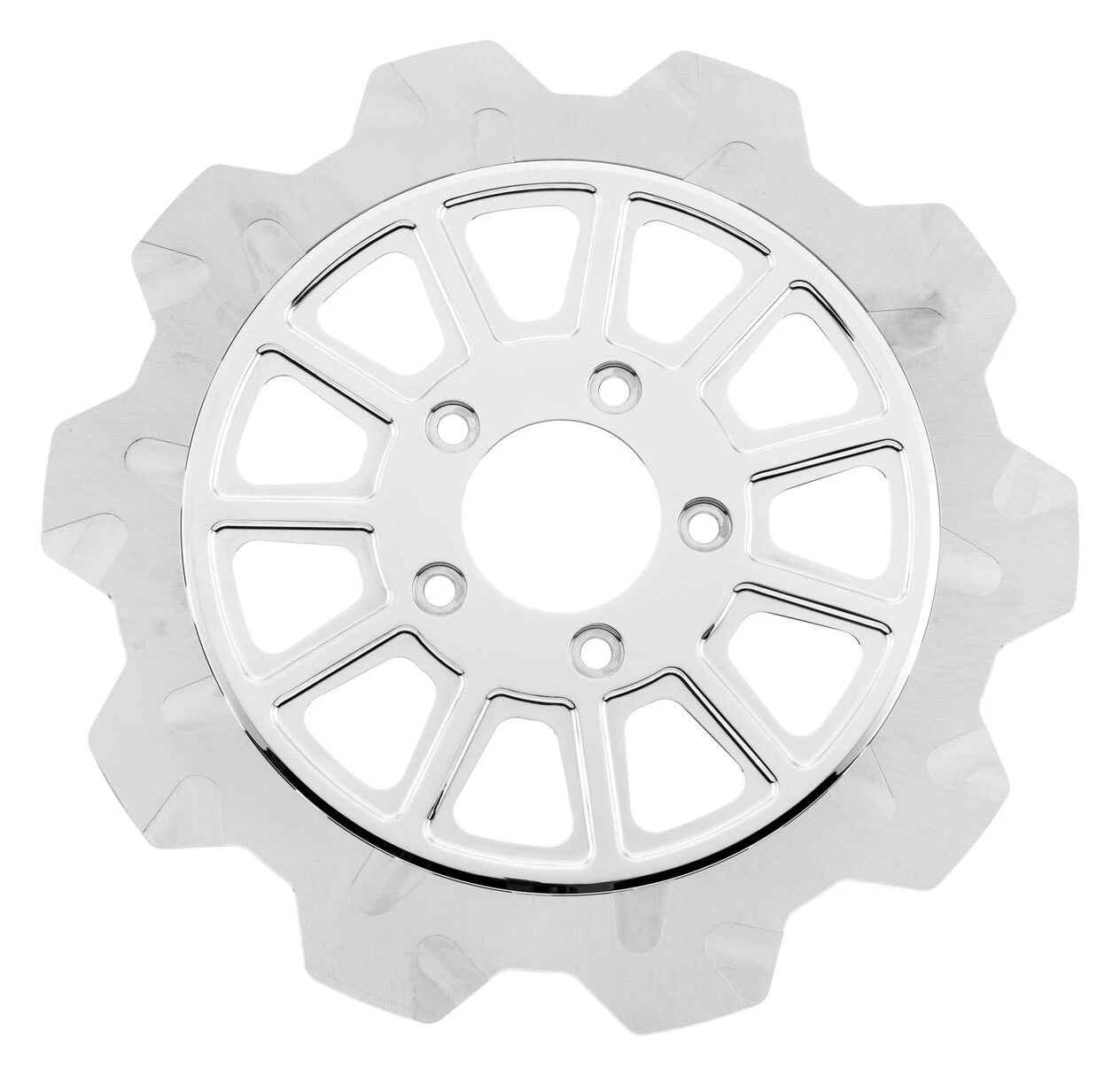 Lyndall Racing 11 Spoke Crown Cut 11.5" Front Brake Rotor For Harley 2000-2014 3 Lyndall Racing 11 Spoke Crown Cut 11.5" Front Brake Rotor For Harley 2000-2014