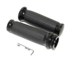Milwaukee Twins T-II Grips For Harley With Dual Cable Throttle