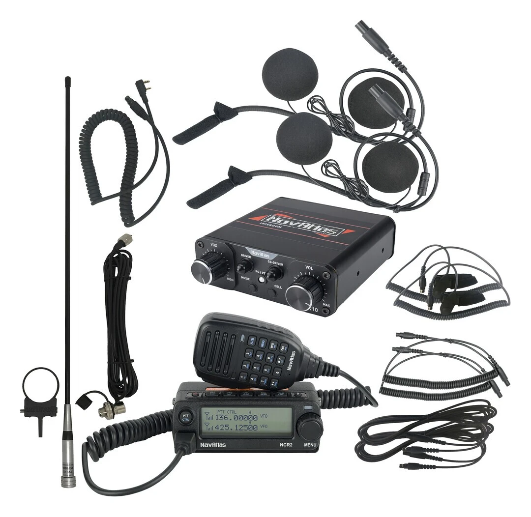 NavAtlas 2 Person In-Helmet Communication Package 3 NavAtlas 2 Person In-Helmet Communication Package
