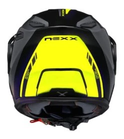 Nexx X Vilijord Hi-Viz Helmet -Sena Store nexx x vilijord hi viz helmet black hi viz yellow 3