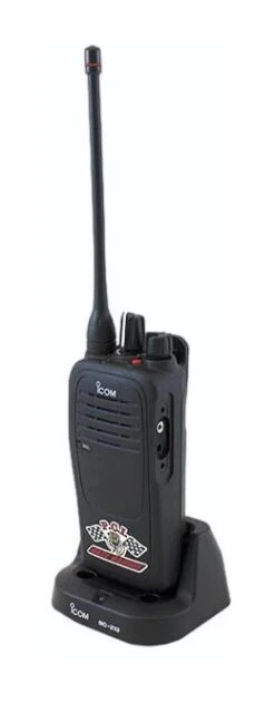 PCI Race Radios Icom F2000 Hand Held Radio W/ Rapid Charger