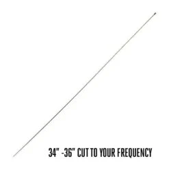 PCI Race Radios Replacement Whip For No Ground Plane Antenna