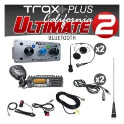 PCI Race Radios Trax Plus California Ultimate 2 Bluetooth Package