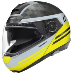 Schuberth C4 Pro Carbon Tempest Helmet -Sena Store schuberth c4 pro carbon tempest helmet yellow 1