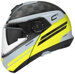 Schuberth C4 Pro Carbon Tempest Helmet -Sena Store schuberth c4 pro carbon tempest helmet yellow