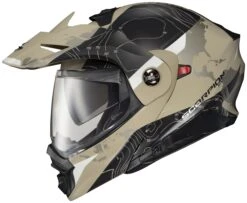 Scorpion EXO-AT960 Topographic Helmet -Sena Store scorpion exoat960 topographic helmet black sand