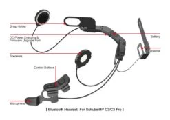 Schuberth 10UA Bluetooth Headset For C3 / C3 Pro / C3 Lite / E1 By Sena 9 Schuberth 10UA Bluetooth Headset For C3 / C3 Pro / C3 Lite / E1 By Sena -Sena Store sena10 u bluetooth headset for schuberth c3 c3 pro 3
