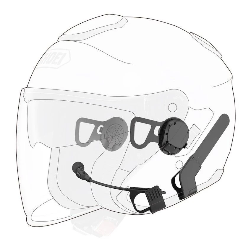 Sena 10U Bluetooth Headset For Shoei J-Cruise 3 Sena 10U Bluetooth Headset For Shoei J-Cruise