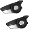 Sena 20S EVO HD Bluetooth Headset - Dual Pack -Sena Store sena20 s evo motorcycle bluetooth communication system dual pack