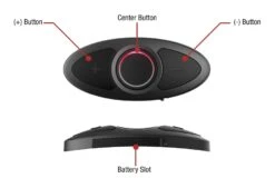 Sena RC3 3-Button Remote -Sena Store sena rc33 button remote for bluetooth communication system 3