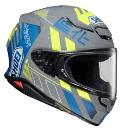Shoei RF-1400 Accolade Helmet 7 Shoei RF-1400 Accolade Helmet -Sena Store shoei rf1400 accolade helmet grey blue yellow 1