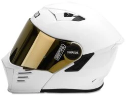 Simpson Mod Bandit Helmet -Sena Store simpson mod bandit helmet white 1