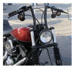 Todd's Cycle 1 1/4" Strip Handlebars For Harley Blackline FXS 2011-2013 -Sena Store todds cycle114 strip handlebars for harley blackline fxs20112013 2