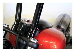 Todd's Cycle 1 1/4" Strip Handlebars For Harley Blackline FXS 2011-2013 -Sena Store todds cycle114 strip handlebars for harley blackline fxs20112013 4