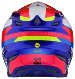 Troy Lee Designs Troy Lee SE5 Omega Helmet -Sena Store troy lee se5 omega helmet blue 2