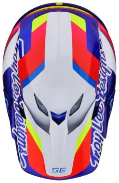 Troy Lee Designs Troy Lee SE5 Omega Helmet -Sena Store troy lee se5 omega helmet blue 5